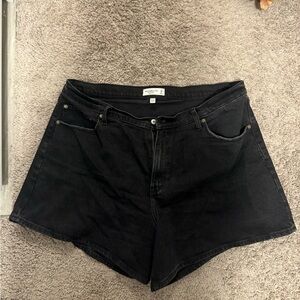 Abercrombie & Fitch Black Jean Shorts